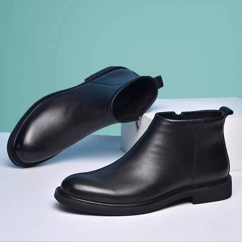 Men's Classic Comfort Non-Slip Chelsea Leather Boots