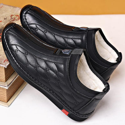 Men's casual non-slip warm cotton orthopedic shoes