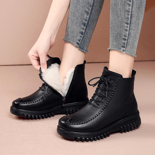 Women's Thick Sole Fleece Booties