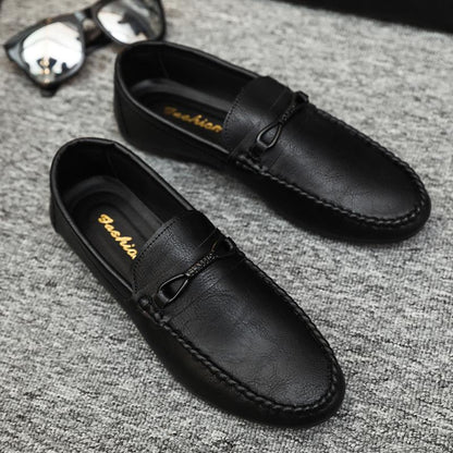 Men's Soft Sole Loafers Casual Leather Shoes