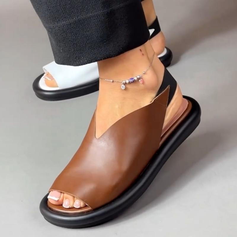 Stretch Comfortable Soft Leather Sandals