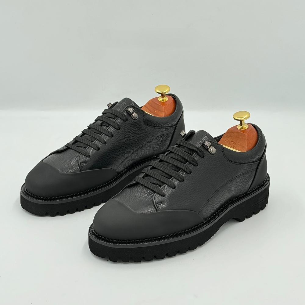 Men's Lace-Up Casual Leather Shoes