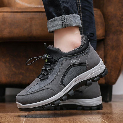 Men's warm tire sole wear-resistant cotton shoes orthopedic shoes