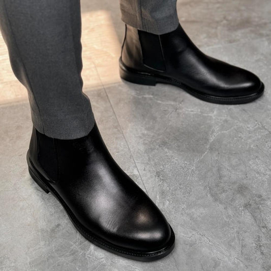 Men's Genuine Leather Stylish Chelsea Boots