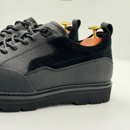 Men's Lace-Up Casual Leather Shoes